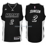 Maillot Basket Miami Heat Johnson Negro 2 Blanco