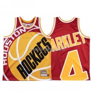 Maillot Houston Rockets Charles Barkley Mitchell & Ness Big Face Rouge