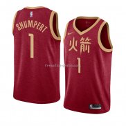 Maillot Houston Rockets Iman Shumpert Ville 2018-19 Rouge