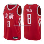 Maillot Houston Rockets Le'bryan Nash Ciudad 2017-18 8 Rojo