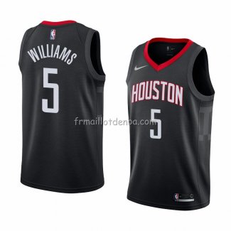 Maillot Houston Rockets Troy Williams Statement 2018 Noir