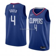 Maillot Los Angeles Clippers Jamychal Vert Icon 2018 Bleu