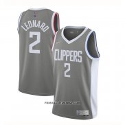 Maillot Los Angeles Clippers Kawhi Leonard Earned 2020-21 Gris