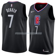 Maillot Los Angeles Clippers Sam Dekker Statement 2018 Noir