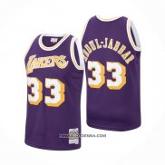 Maillot Los Angeles Lakers Kareem Abdul-jabbar NO 33 Mitchell & Ness 1983-84 Volet