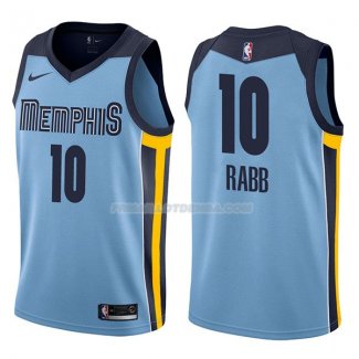 Maillot Memphis Grizzlies Ivan Rabb Statehombret 2017-18 10 Azul