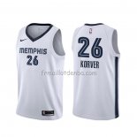 Maillot Memphis Grizzlies Kyle Korver Association Blanc