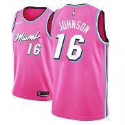 Maillot Miami Heat James Johnson Earned 2018-19 Rosa