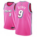 Maillot Miami Heat Kelly Olynyk Earned 2018-19 Rosa