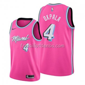 Maillot Miami Heat Kz Okpala Earned 2019-20 Rosa