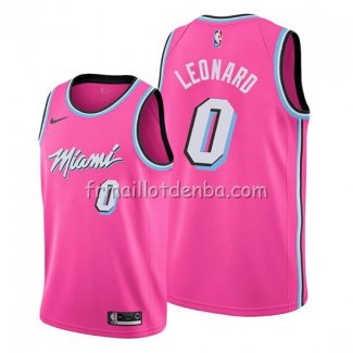 Maillot Miami Heat Meyers Leonard Earned Rosa