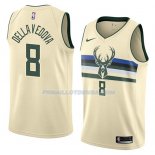 Maillot Milwaukee Bucks Matthew Dellavedova Ciudad 2018 Crema