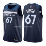 Maillot Minnesota Timberwolves Taj Gibson Icon 2017-18 67 Azul