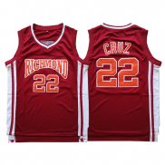 Maillot Basket NCAA Richmond Cruz 22 Rouge