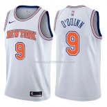 Maillot New York Knicks Kyle O'quinn Statehombret 2017-18 9 Blancoo