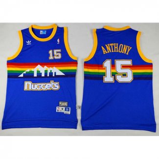 Maillot Basket Denver Nuggets Anthony 15 Bleu