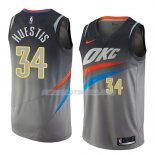 Maillot Oklahoma City Thunder Josh Huestis Ciudad 2018 Gris