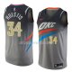 Maillot Oklahoma City Thunder Josh Huestis Ciudad 2018 Gris