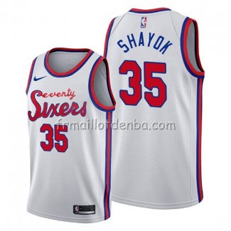 Maillot Philadelphia 76ers Marial Shayok Classic 2019-20 Blanc