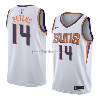 Maillot Phoenix Suns Alec Peters Association 2018 Blanc2