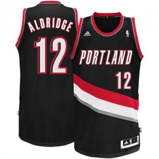 Maillot Basket Portland Trail Blazers Aldridge 12 Noir