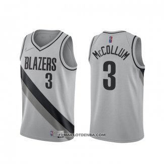 Maillot Portland Trail Blazers Cj Mccollum Earned 2020-21 Gris