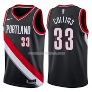 Maillot Portland Trail Blazers Zach Collins Swingman Icon 2017-18 33 Negro