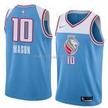 Maillot Sacramento Kings Frank Mason Ville 2018 Bleu