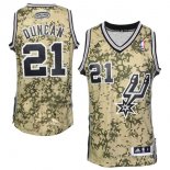 Maillot Basket San Antonio Spurs Duncan 21 Camouflage