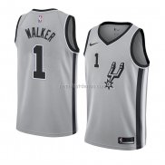 Maillot San Antonio Spurs Lonnie Walker Statement 2018 Gris2