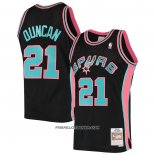 Maillot San Antonio Spurs Tim Duncan Mitchell & Ness 1998-99 Noir