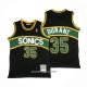 Maillot Seattle Supersonics Kevin Durant NO 35 Mitchell & Ness 2007-08 Noir