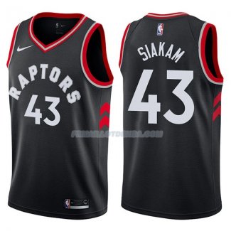 Maillot Toronto Raptors Pascal Siakam Statehombret 2017-18 43 Negro