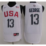 Maillot Basket USA Dream Teams George 4 Blanc