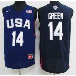 Maillot Basket USA Dream Teams Green 14 Bleu