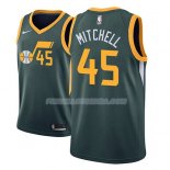 Maillot Utah Jazz Donovan Mitchell Earned 2018-19 Vert