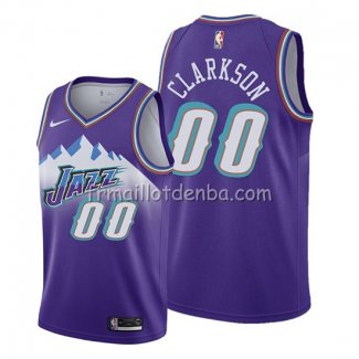 Maillot Utah Jazz Jordan Clarkson Classics Edition Volet