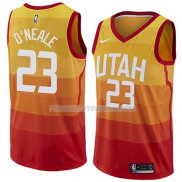 Maillot Utah Jazz Royce O'neale Ciudad 2018 Jaune