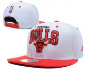 NBA Chicago Bulls Casquette Blanc Rouge 2008