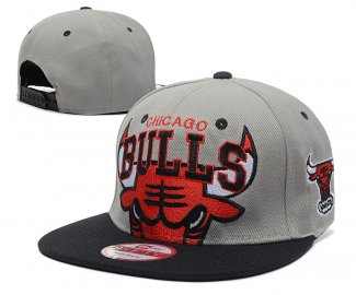 NBA Chicago Bulls Casquette Gris Noir 2010