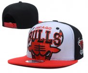 NBA Chicago Bulls Casquette Noir Blanc Rouge