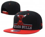 NBA Chicago Bulls Casquette Noir Rouge 2013