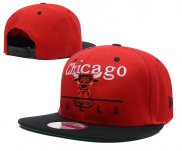 NBA Chicago Bulls Casquette Rouge Noir 2012