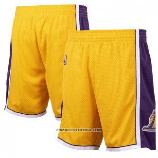 Short Los Angeles Lakers Mitchell & Ness 2009-10 Jaune