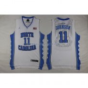 Commemorer Maillot Basket Johnson 11 Blanc 2013