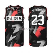 Maillot AJ x PSG Jordan Rougeo Noir