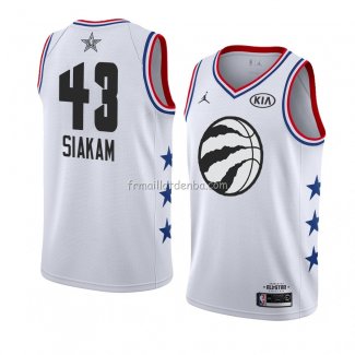 Maillot All Star 2019 Tornto Raptors Pascal Siakam Blanc