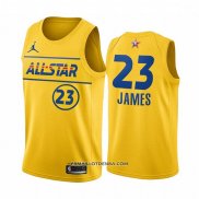 Maillot All Star 2021 Los Angeles Lakers Lebron James Or