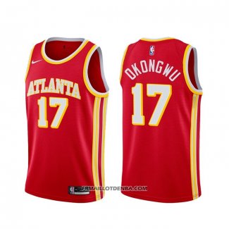 Maillot Atlanta Hawks Onyeka Okongwu Icon 2020-21 Rouge