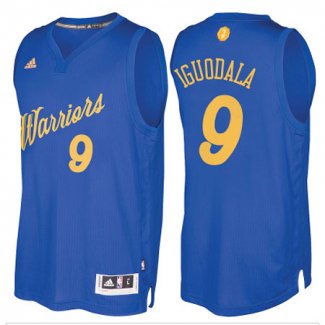 Maillot Basket Noel Day Golden State Warriors Iguodala Bleu